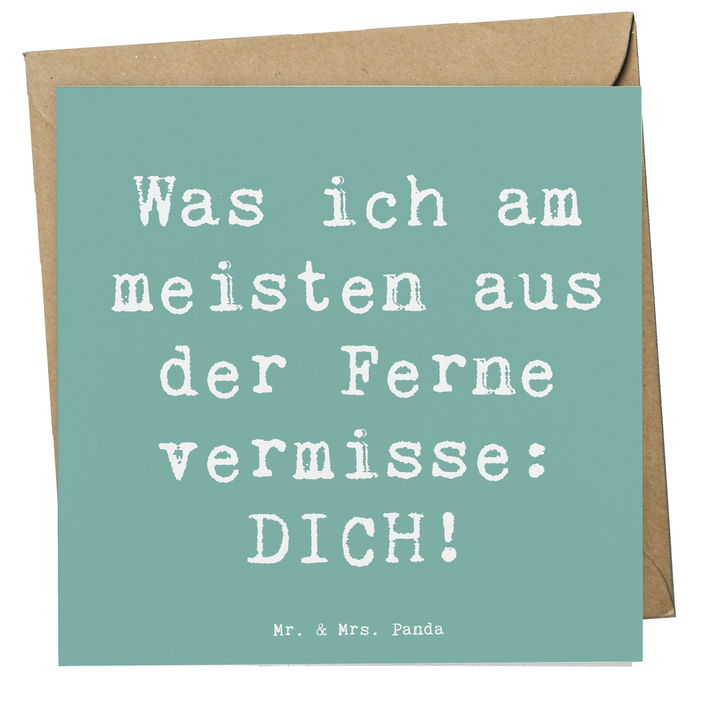 Deluxe Karte Spruch Heimweh Dich Karte, Grußkarte, Klappkarte, Einladungskarte, Glückwunschkarte, Hochzeitskarte, Geburtstagskarte, Hochwertige Grußkarte, Hochwertige Klappkarte