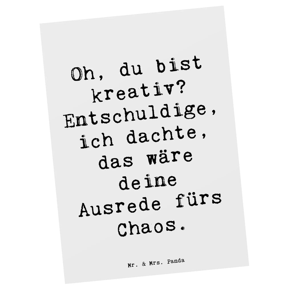 Postkarte Spruch Kreatives Chaos Postkarte, Karte, Geschenkkarte, Grußkarte, Einladung, Ansichtskarte, Geburtstagskarte, Einladungskarte, Dankeskarte, Ansichtskarten, Einladung Geburtstag, Einladungskarten Geburtstag