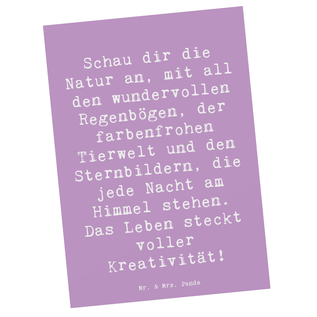 Postkarte Spruch Kreativität im Leben Postkarte, Karte, Geschenkkarte, Grußkarte, Einladung, Ansichtskarte, Geburtstagskarte, Einladungskarte, Dankeskarte, Ansichtskarten, Einladung Geburtstag, Einladungskarten Geburtstag