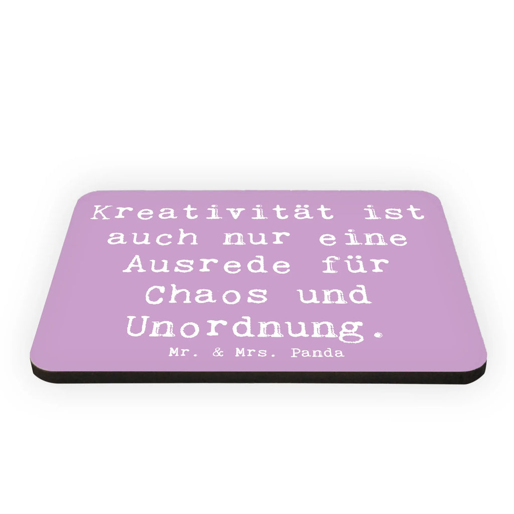 Magnet Spruch Kreativität und Chaos Kühlschrankmagnet, Pinnwandmagnet, Souvenir Magnet, Motivmagnete, Dekomagnet, Whiteboard Magnet, Notiz Magnet, Kühlschrank Dekoration