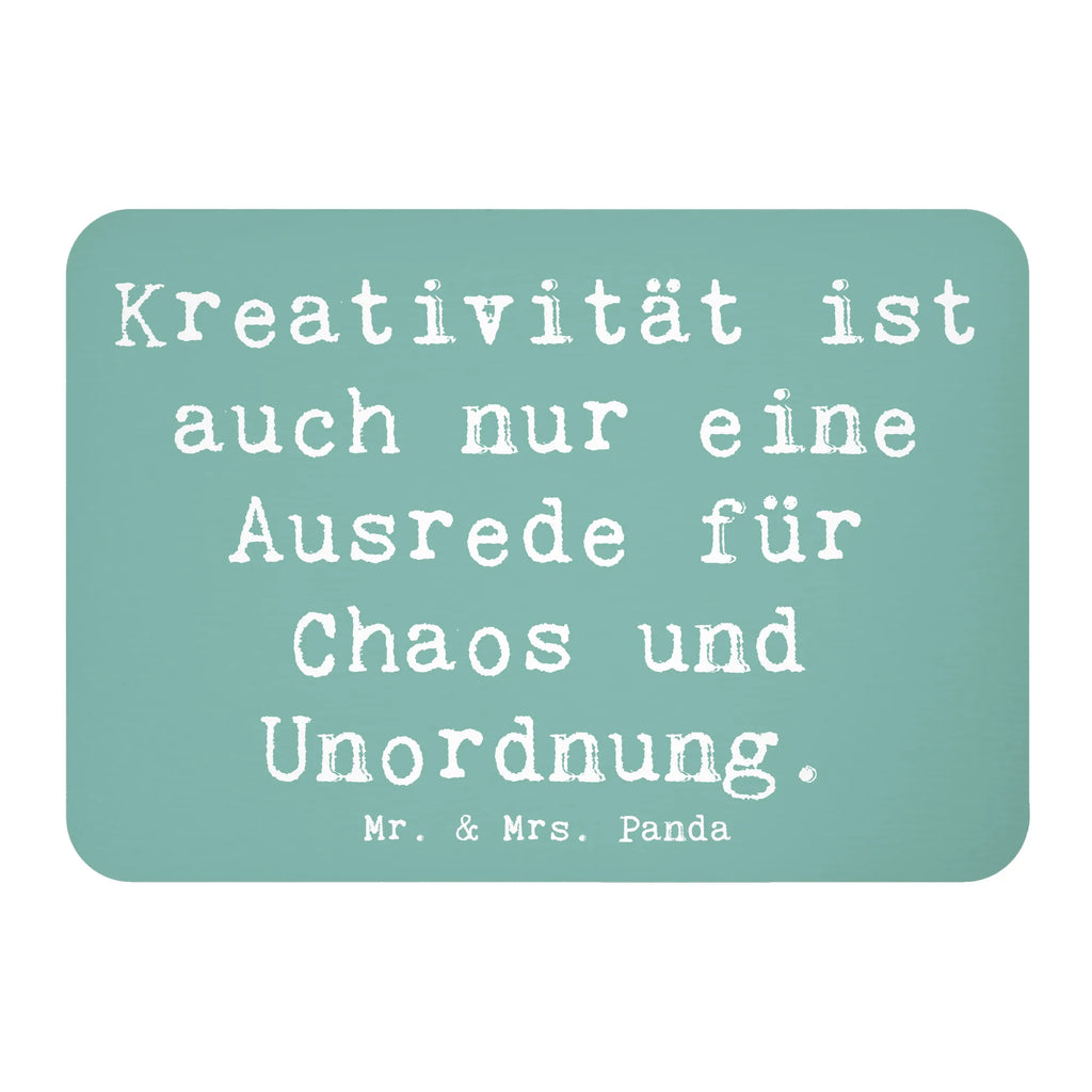 Magnet Spruch Kreativität und Chaos Kühlschrankmagnet, Pinnwandmagnet, Souvenir Magnet, Motivmagnete, Dekomagnet, Whiteboard Magnet, Notiz Magnet, Kühlschrank Dekoration