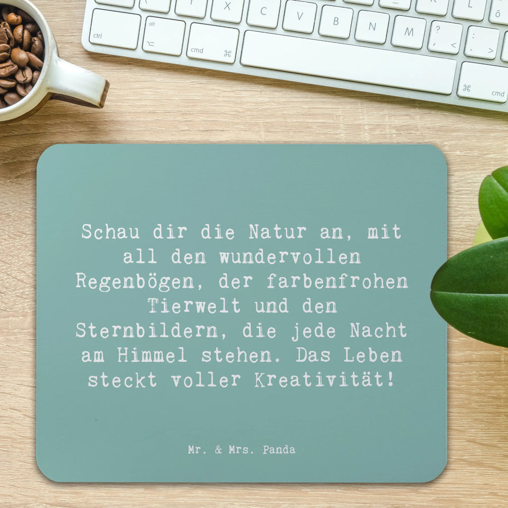 Mauspad Spruch Kreativität im Leben Mousepad, Computer zubehör, Büroausstattung, PC Zubehör, Arbeitszimmer, Mauspad, Einzigartiges Mauspad, Designer Mauspad, Mausunterlage, Mauspad Büro