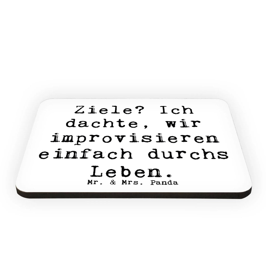 Magnet Spruch Lebensziele Improvisation Kühlschrankmagnet, Pinnwandmagnet, Souvenir Magnet, Motivmagnete, Dekomagnet, Whiteboard Magnet, Notiz Magnet, Kühlschrank Dekoration