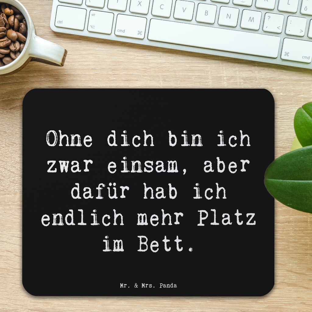 Mauspad Spruch Liebeskummer Platz im Bett Mousepad, Computer zubehör, Büroausstattung, PC Zubehör, Arbeitszimmer, Mauspad, Einzigartiges Mauspad, Designer Mauspad, Mausunterlage, Mauspad Büro