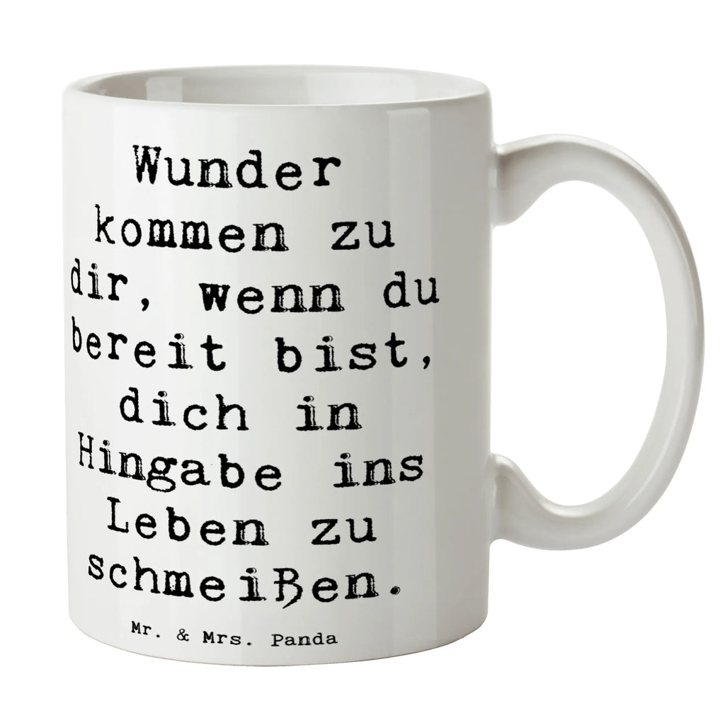 Tasse Spruch Wunder Hingabe Tasse, Kaffeetasse, Teetasse, Becher, Kaffeebecher, Teebecher, Keramiktasse, Porzellantasse, Büro Tasse, Geschenk Tasse, Tasse Sprüche, Tasse Motive, Kaffeetassen, Tasse bedrucken, Designer Tasse, Cappuccino Tassen, Schöne Teetassen