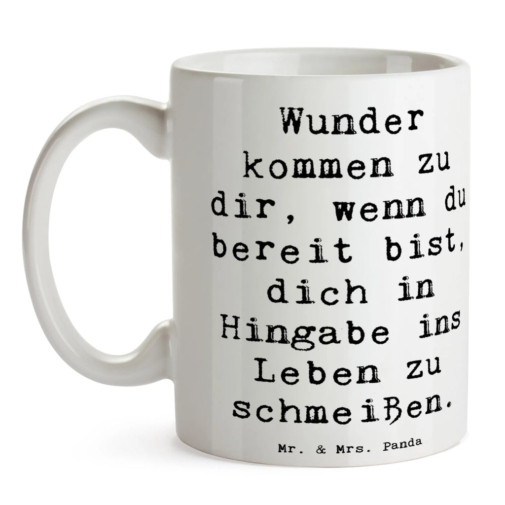 Tasse Spruch Wunder Hingabe Tasse, Kaffeetasse, Teetasse, Becher, Kaffeebecher, Teebecher, Keramiktasse, Porzellantasse, Büro Tasse, Geschenk Tasse, Tasse Sprüche, Tasse Motive, Kaffeetassen, Tasse bedrucken, Designer Tasse, Cappuccino Tassen, Schöne Teetassen