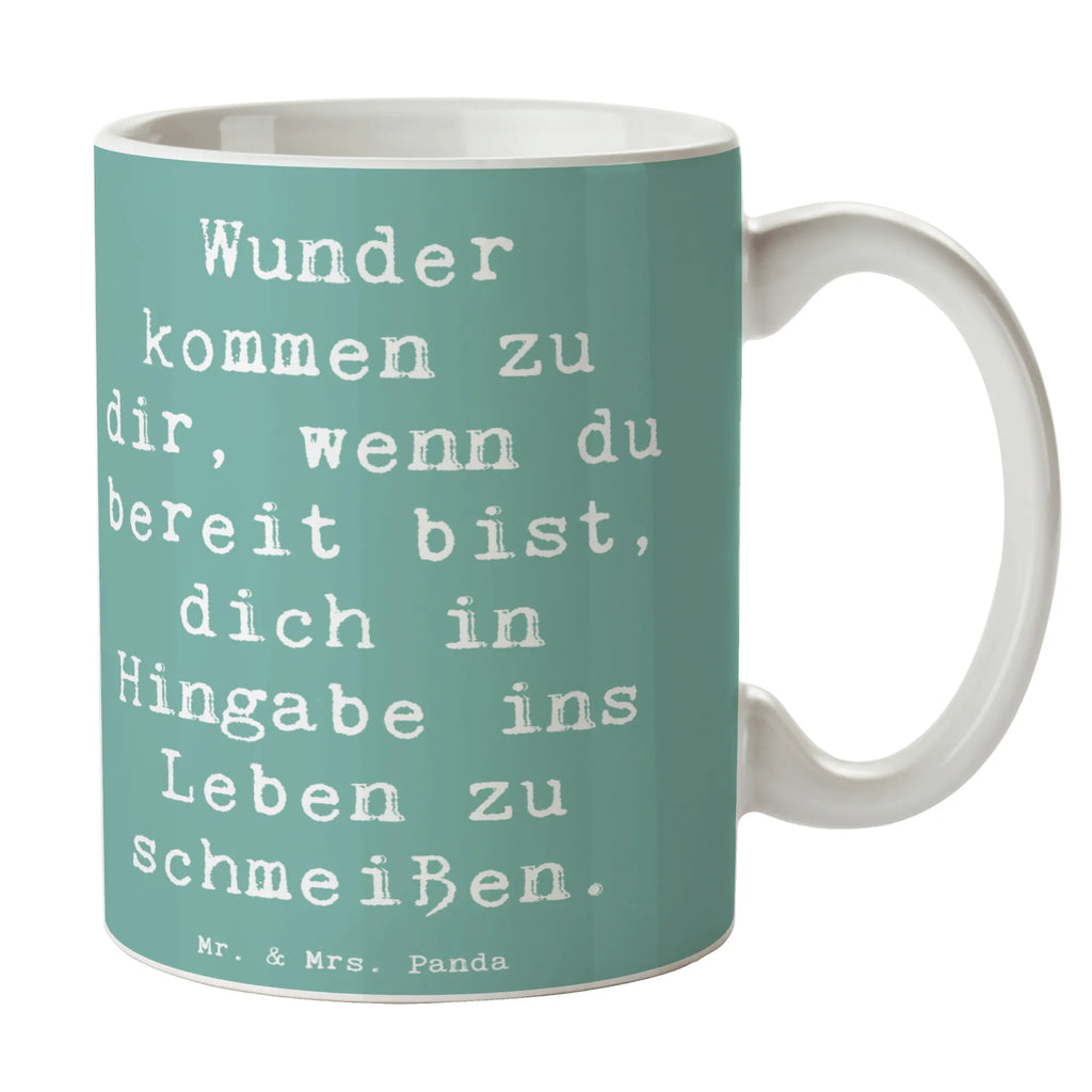 Tasse Spruch Wunder Hingabe Tasse, Kaffeetasse, Teetasse, Becher, Kaffeebecher, Teebecher, Keramiktasse, Porzellantasse, Büro Tasse, Geschenk Tasse, Tasse Sprüche, Tasse Motive, Kaffeetassen, Tasse bedrucken, Designer Tasse, Cappuccino Tassen, Schöne Teetassen