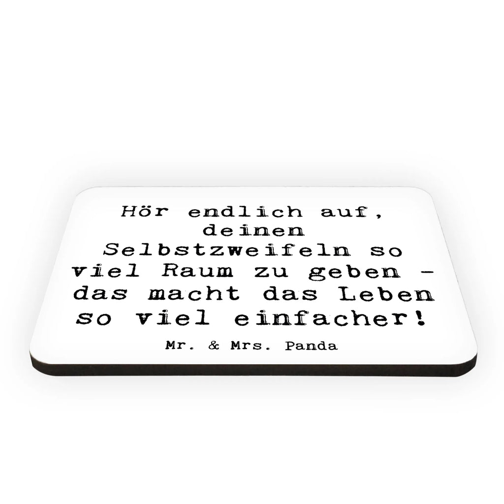 Magnet Spruch Zweifel an sich selbst Kühlschrankmagnet, Pinnwandmagnet, Souvenir Magnet, Motivmagnete, Dekomagnet, Whiteboard Magnet, Notiz Magnet, Kühlschrank Dekoration