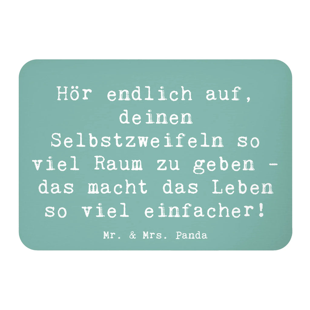 Magnet Spruch Zweifel an sich selbst Kühlschrankmagnet, Pinnwandmagnet, Souvenir Magnet, Motivmagnete, Dekomagnet, Whiteboard Magnet, Notiz Magnet, Kühlschrank Dekoration