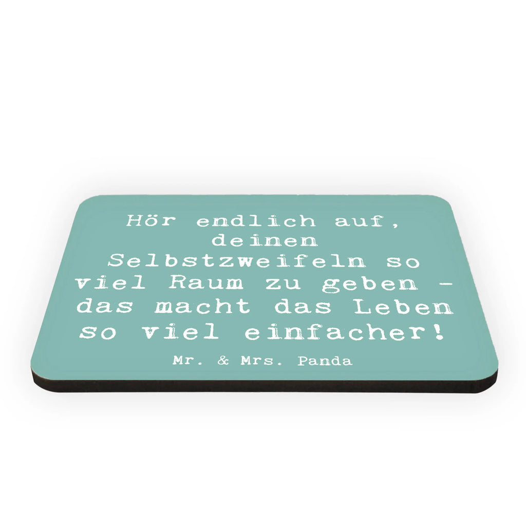 Magnet Spruch Zweifel an sich selbst Kühlschrankmagnet, Pinnwandmagnet, Souvenir Magnet, Motivmagnete, Dekomagnet, Whiteboard Magnet, Notiz Magnet, Kühlschrank Dekoration