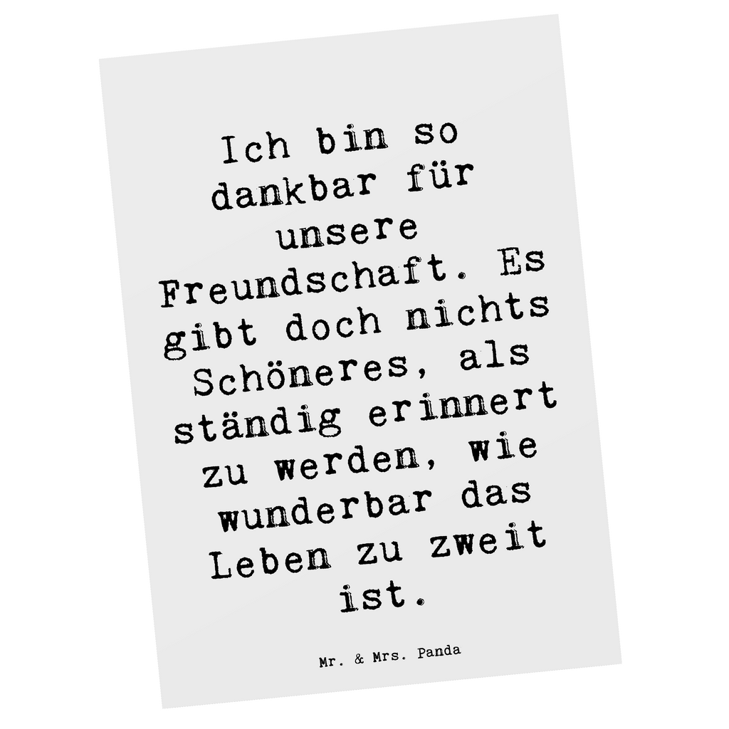 Postkarte Spruch Dankbarkeit für Freundschaft Postkarte, Karte, Geschenkkarte, Grußkarte, Einladung, Ansichtskarte, Geburtstagskarte, Einladungskarte, Dankeskarte, Ansichtskarten, Einladung Geburtstag, Einladungskarten Geburtstag