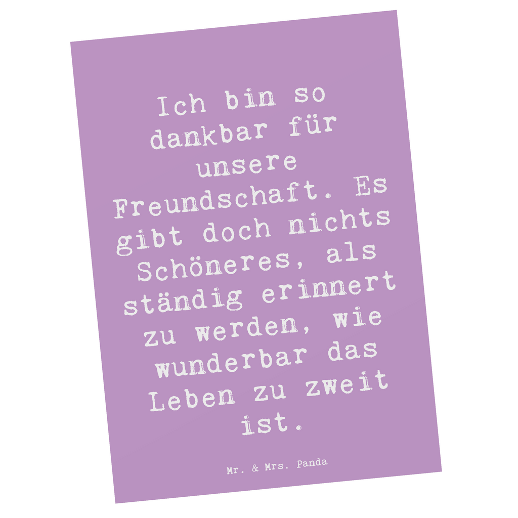 Postkarte Spruch Dankbarkeit für Freundschaft Postkarte, Karte, Geschenkkarte, Grußkarte, Einladung, Ansichtskarte, Geburtstagskarte, Einladungskarte, Dankeskarte, Ansichtskarten, Einladung Geburtstag, Einladungskarten Geburtstag