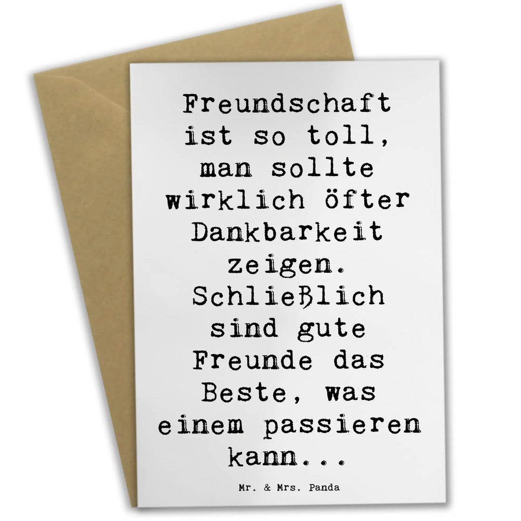 Grußkarte Spruch Dankbarkeit für Freundschaft Grußkarte, Klappkarte, Einladungskarte, Glückwunschkarte, Hochzeitskarte, Geburtstagskarte, Karte, Ansichtskarten