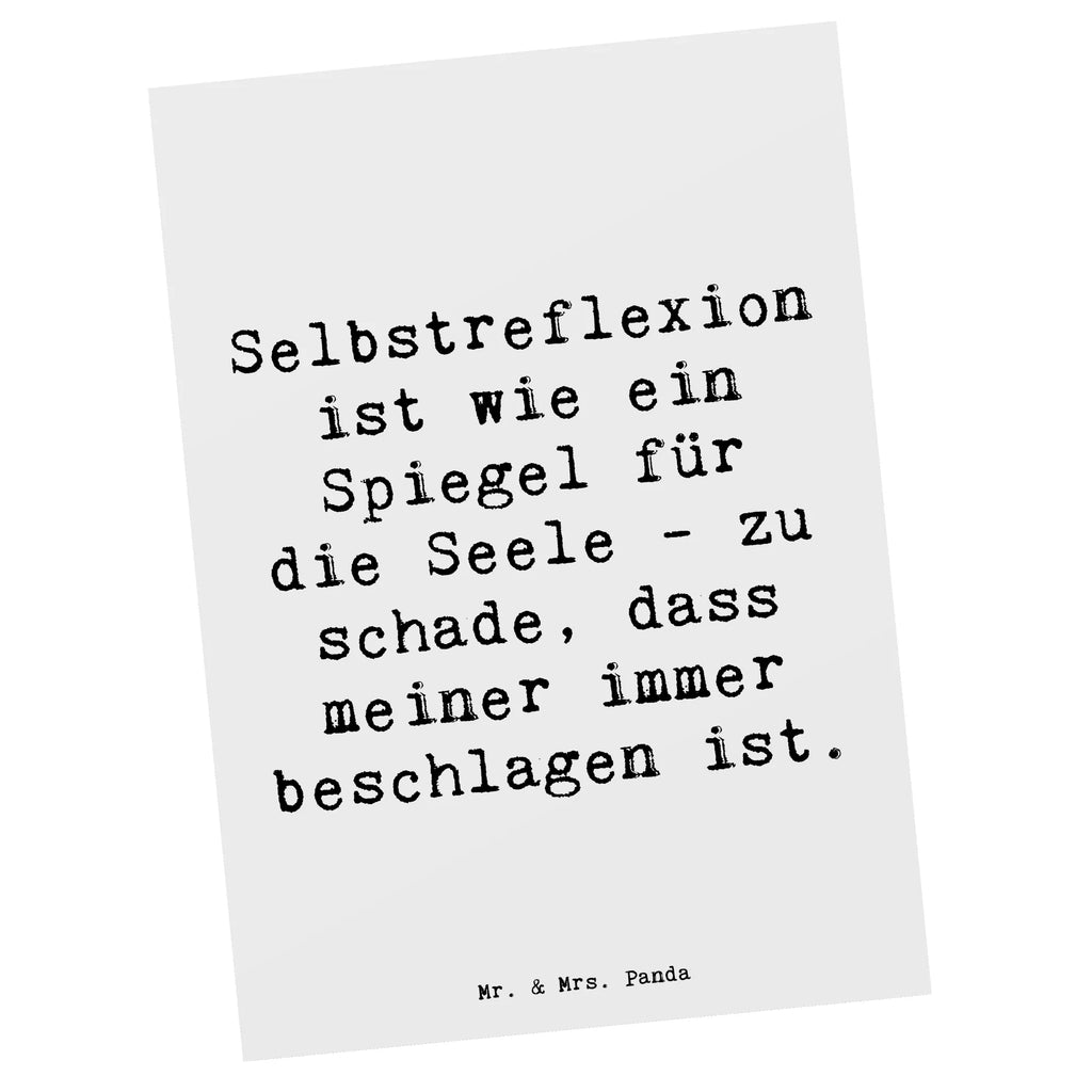 Postkarte Spruch Selbstreflexion Spiegel Postkarte, Karte, Geschenkkarte, Grußkarte, Einladung, Ansichtskarte, Geburtstagskarte, Einladungskarte, Dankeskarte, Ansichtskarten, Einladung Geburtstag, Einladungskarten Geburtstag