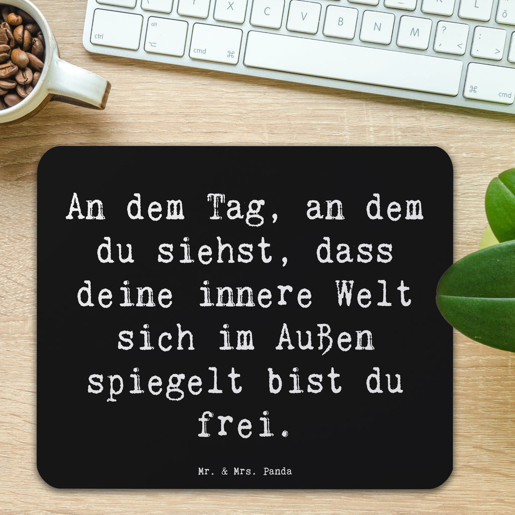 Mauspad Spruch Selbstreflexion Freiheit Mousepad, Computer zubehör, Büroausstattung, PC Zubehör, Arbeitszimmer, Mauspad, Einzigartiges Mauspad, Designer Mauspad, Mausunterlage, Mauspad Büro