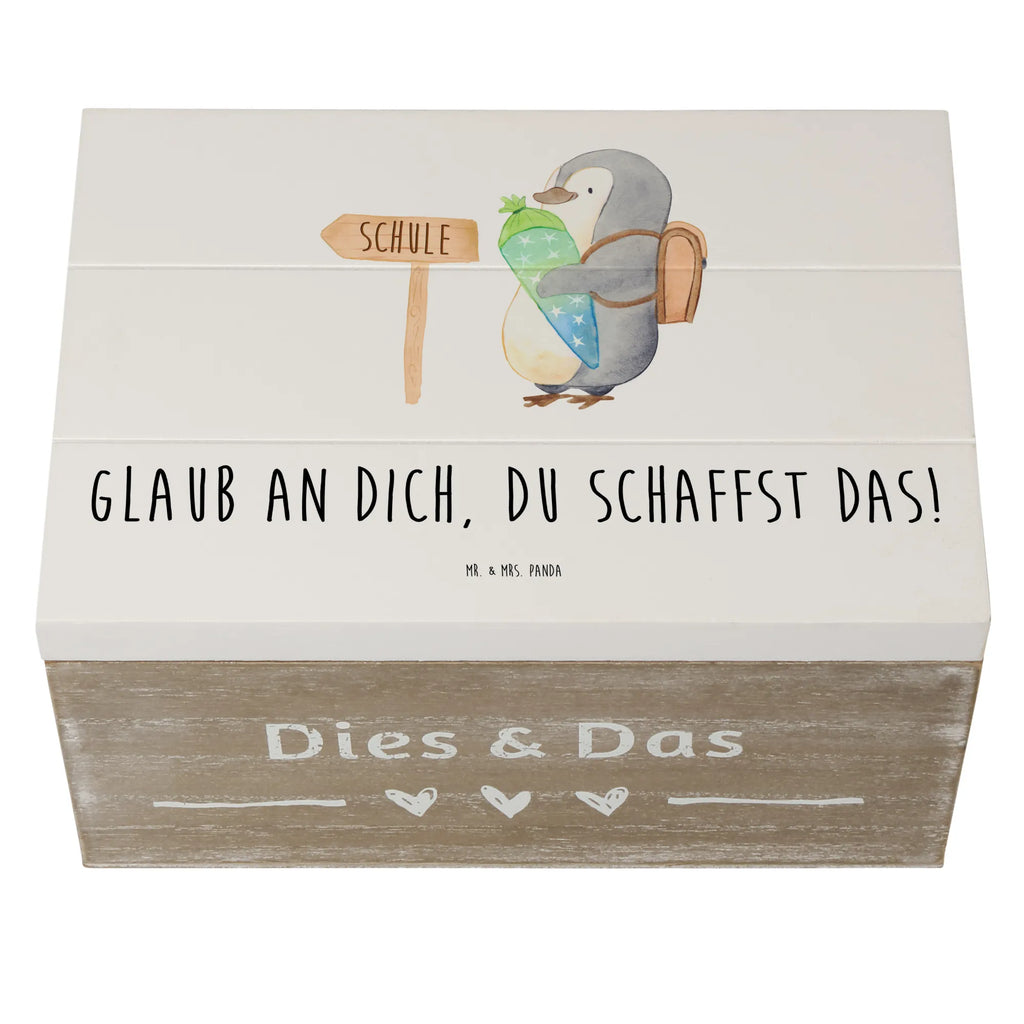 Holzkiste Schulanfang Glaube Holzkiste, Kiste, Schatzkiste, Truhe, Schatulle, XXL, Erinnerungsbox, Erinnerungskiste, Dekokiste, Aufbewahrungsbox, Geschenkbox, Geschenkdose