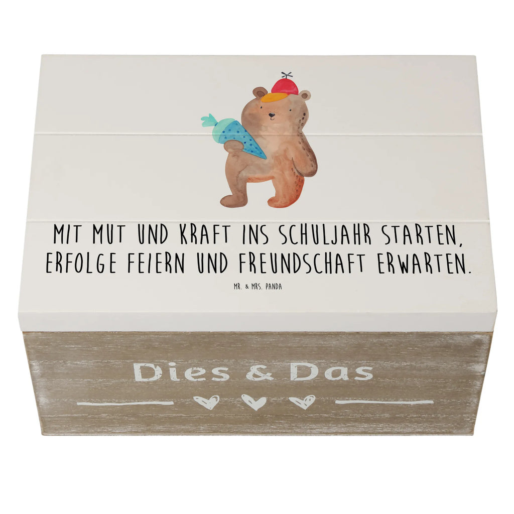 Holzkiste Mutiger Schulanfang Holzkiste, Kiste, Schatzkiste, Truhe, Schatulle, XXL, Erinnerungsbox, Erinnerungskiste, Dekokiste, Aufbewahrungsbox, Geschenkbox, Geschenkdose