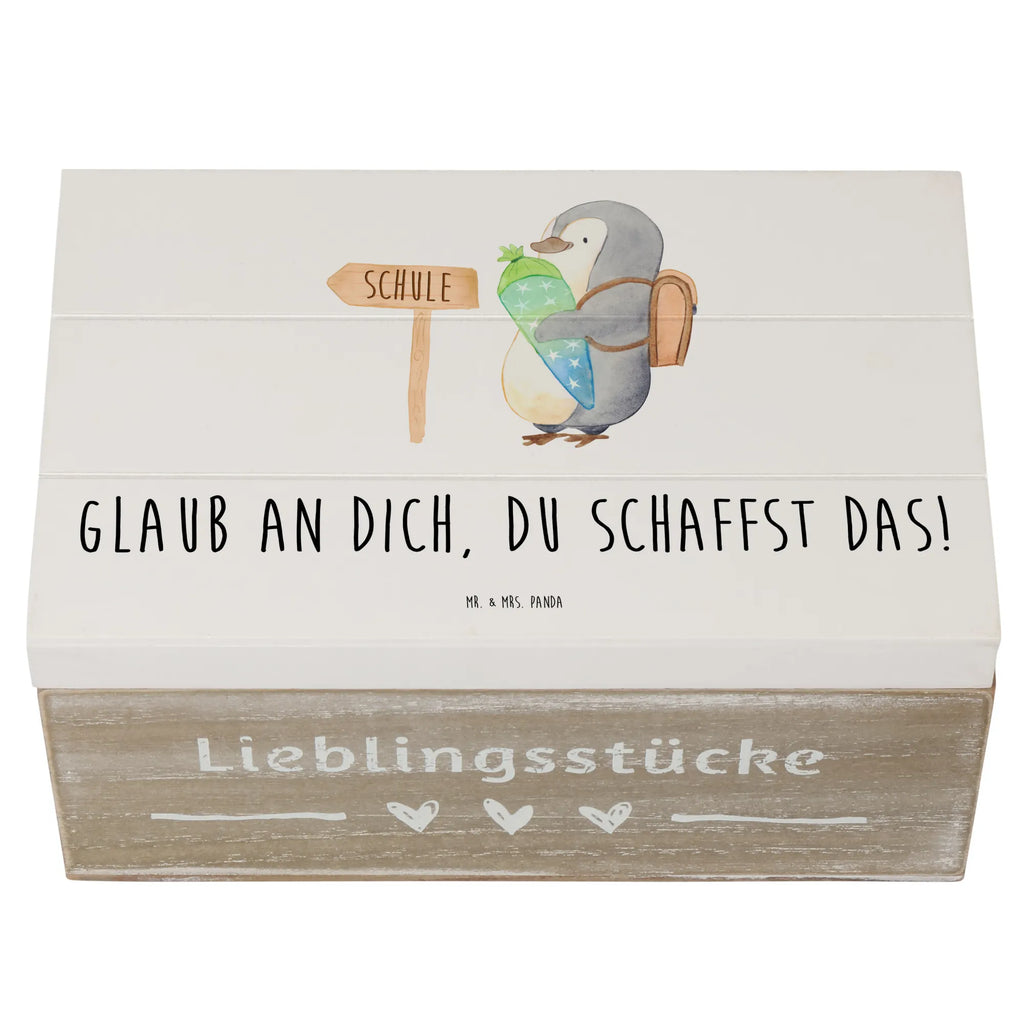 Holzkiste Schulanfang Glaube Holzkiste, Kiste, Schatzkiste, Truhe, Schatulle, XXL, Erinnerungsbox, Erinnerungskiste, Dekokiste, Aufbewahrungsbox, Geschenkbox, Geschenkdose