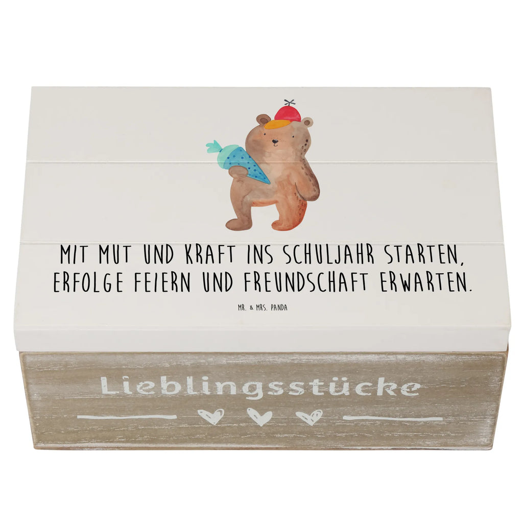 Holzkiste Mutiger Schulanfang Holzkiste, Kiste, Schatzkiste, Truhe, Schatulle, XXL, Erinnerungsbox, Erinnerungskiste, Dekokiste, Aufbewahrungsbox, Geschenkbox, Geschenkdose