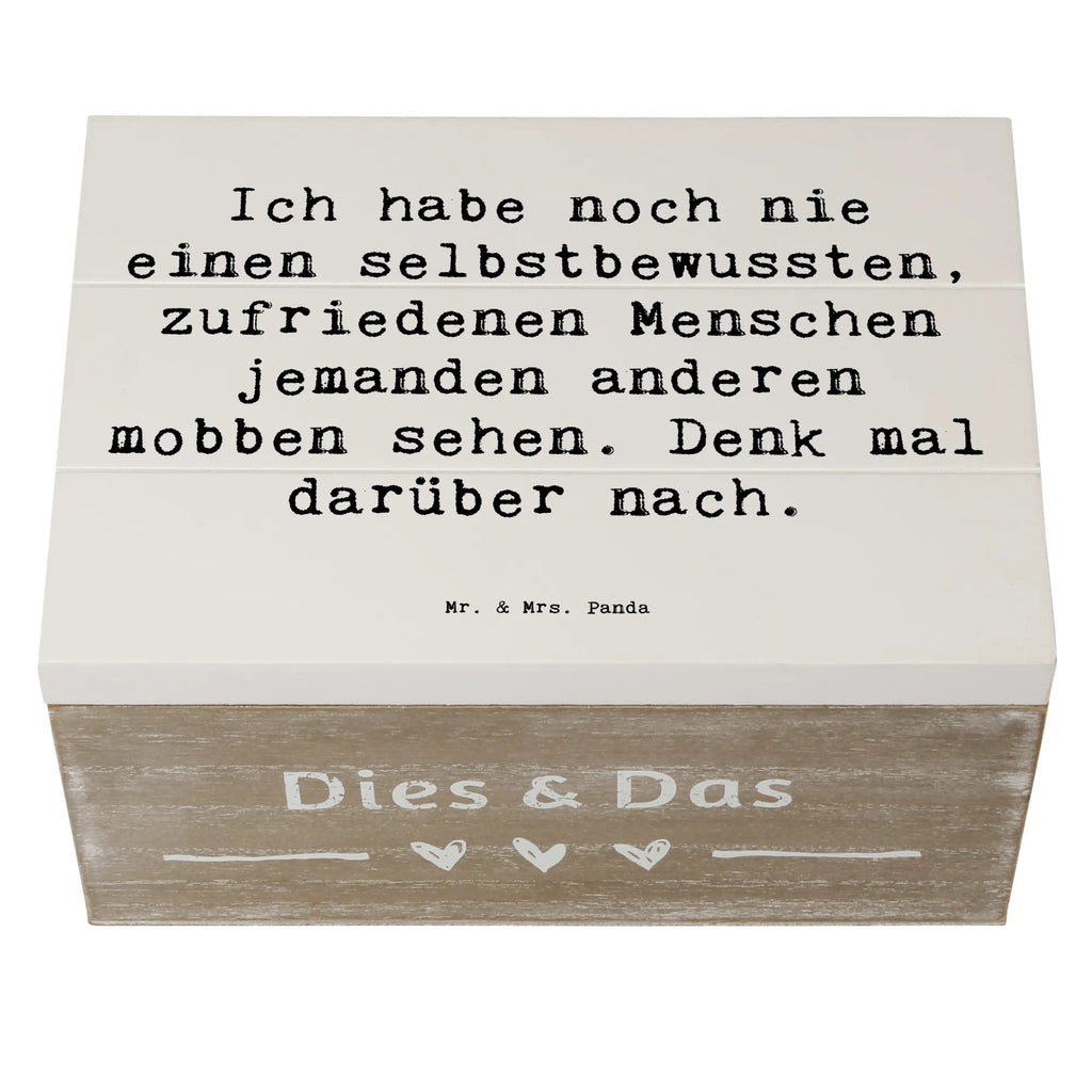 Holzkiste Spruch Mobbing bewältigen Holzkiste, Kiste, Schatzkiste, Truhe, Schatulle, XXL, Erinnerungsbox, Erinnerungskiste, Dekokiste, Aufbewahrungsbox, Geschenkbox, Geschenkdose