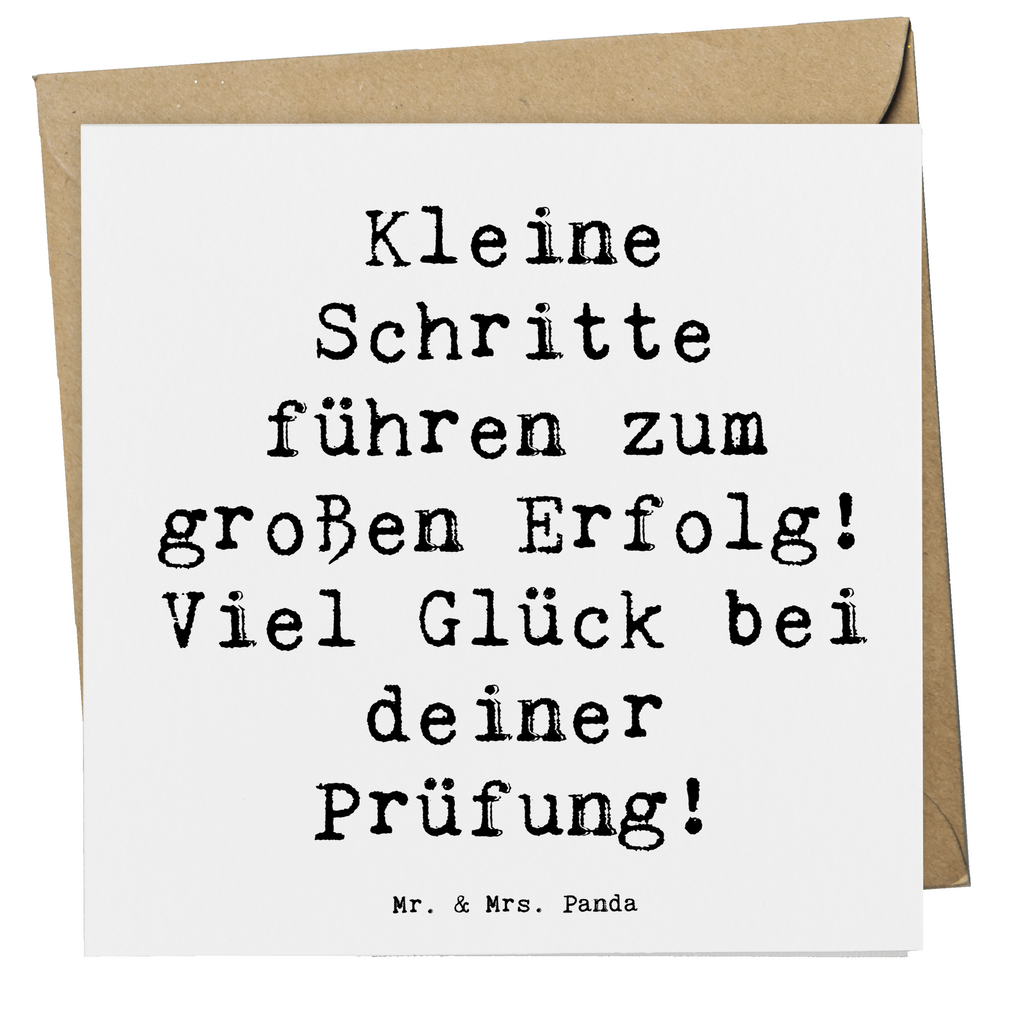 Deluxe Karte Spruch Prüfungen bestehen Karte, Grußkarte, Klappkarte, Einladungskarte, Glückwunschkarte, Hochzeitskarte, Geburtstagskarte, Hochwertige Grußkarte, Hochwertige Klappkarte