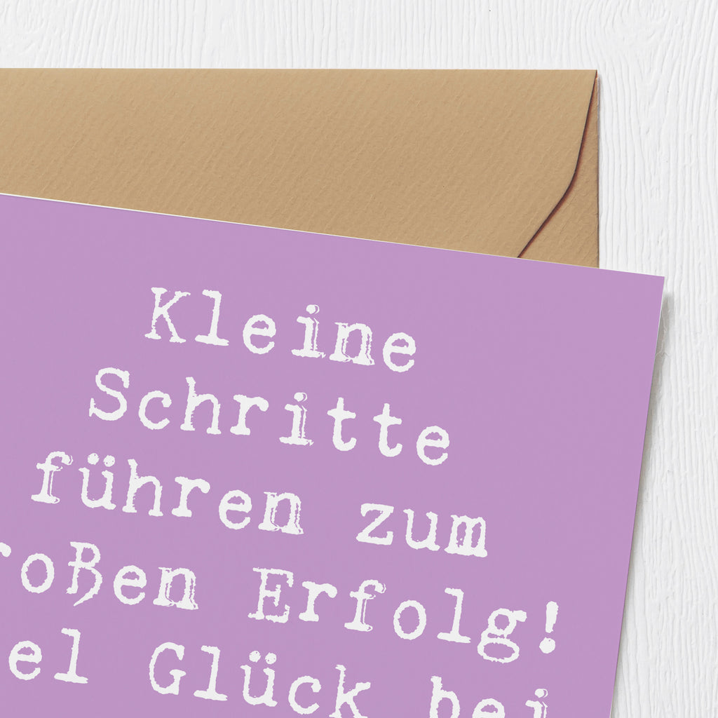 Deluxe Karte Spruch Prüfungen bestehen Karte, Grußkarte, Klappkarte, Einladungskarte, Glückwunschkarte, Hochzeitskarte, Geburtstagskarte, Hochwertige Grußkarte, Hochwertige Klappkarte