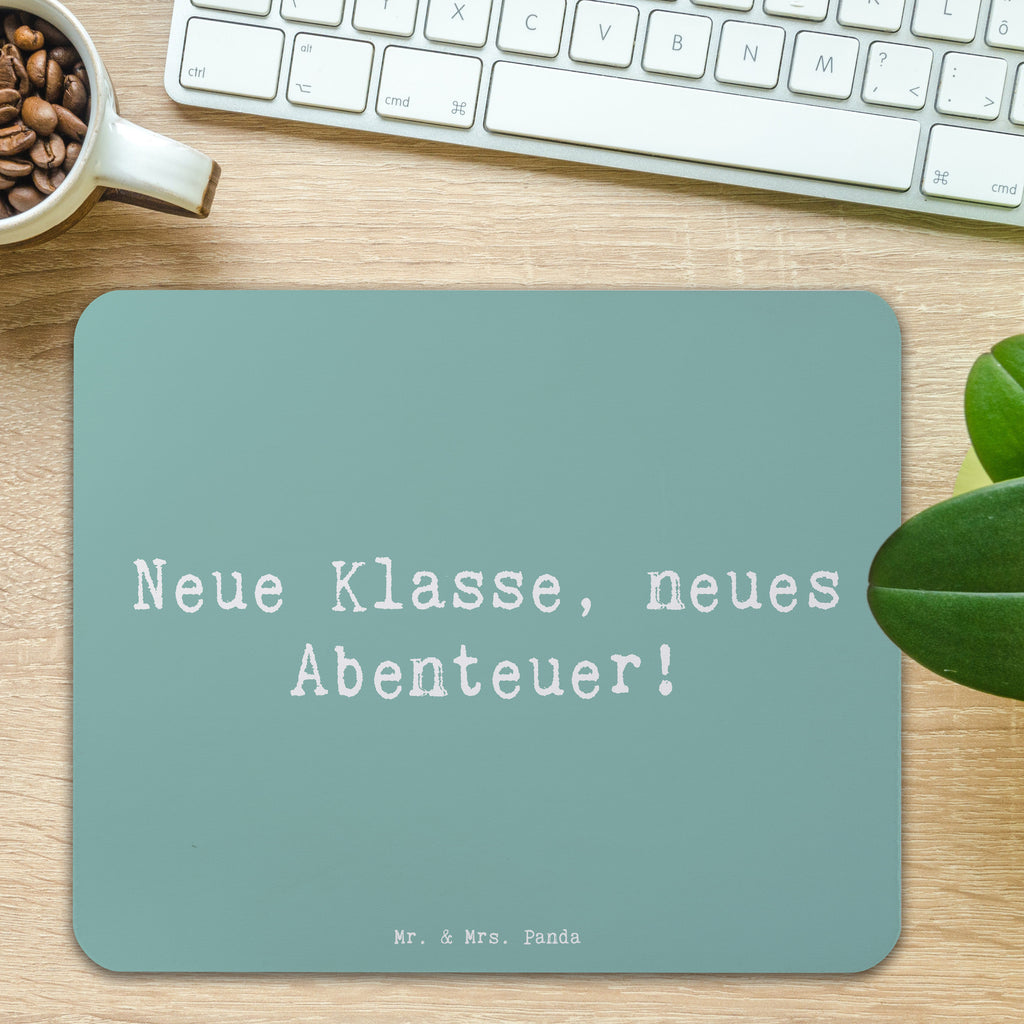 Mauspad Spruch Erster Schultag Abenteuer Mousepad, Computer zubehör, Büroausstattung, PC Zubehör, Arbeitszimmer, Mauspad, Einzigartiges Mauspad, Designer Mauspad, Mausunterlage, Mauspad Büro