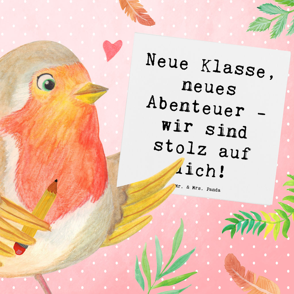 Deluxe Karte Spruch Erster Schultag Abenteuer Karte, Grußkarte, Klappkarte, Einladungskarte, Glückwunschkarte, Hochzeitskarte, Geburtstagskarte, Hochwertige Grußkarte, Hochwertige Klappkarte