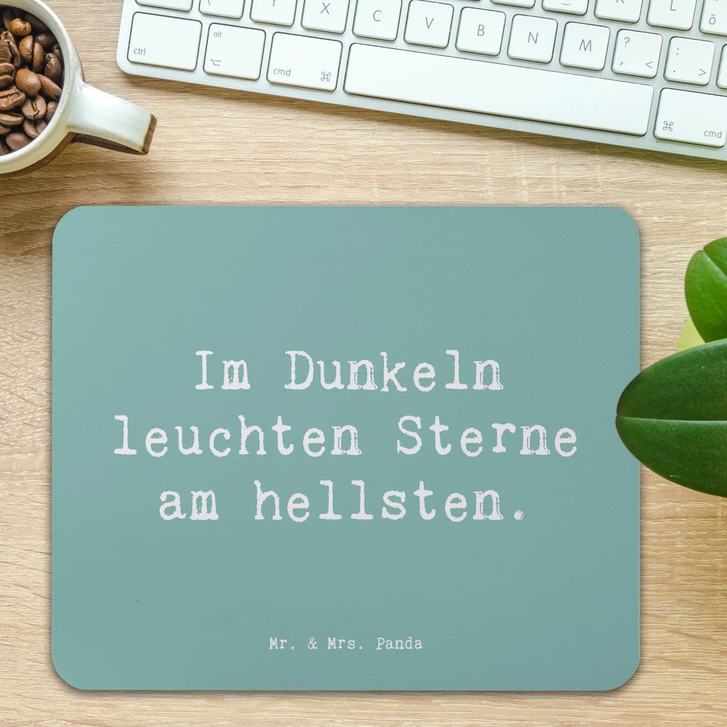 Mauspad Spruch Angst vor Dunkelheit überwinden Mousepad, Computer zubehör, Büroausstattung, PC Zubehör, Arbeitszimmer, Mauspad, Einzigartiges Mauspad, Designer Mauspad, Mausunterlage, Mauspad Büro