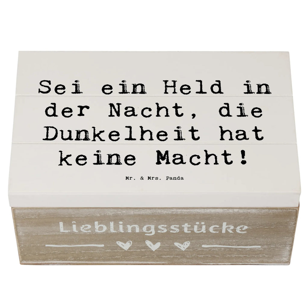 Holzkiste Spruch Angst vor Dunkelheit überwinden Holzkiste, Kiste, Schatzkiste, Truhe, Schatulle, XXL, Erinnerungsbox, Erinnerungskiste, Dekokiste, Aufbewahrungsbox, Geschenkbox, Geschenkdose