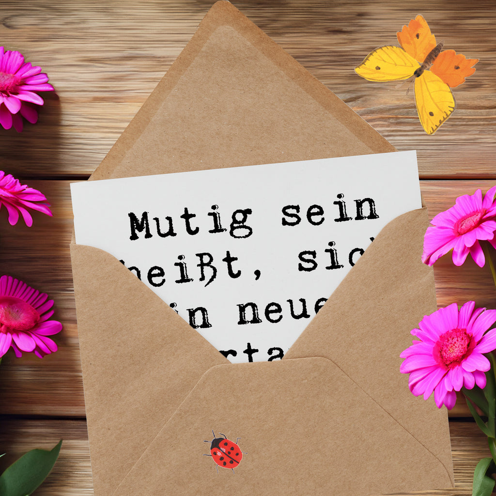 Deluxe Karte Spruch Neue Sportart versuchen Karte, Grußkarte, Klappkarte, Einladungskarte, Glückwunschkarte, Hochzeitskarte, Geburtstagskarte, Hochwertige Grußkarte, Hochwertige Klappkarte