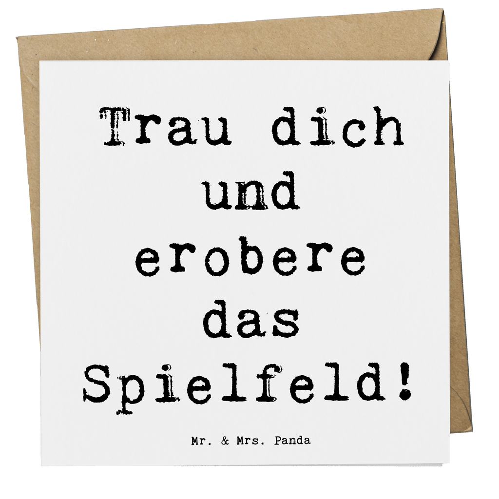 Deluxe Karte Spruch Neue Sportart Mut Karte, Grußkarte, Klappkarte, Einladungskarte, Glückwunschkarte, Hochzeitskarte, Geburtstagskarte, Hochwertige Grußkarte, Hochwertige Klappkarte