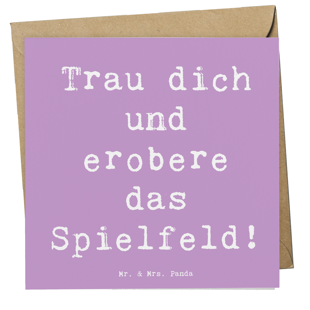 Deluxe Karte Spruch Neue Sportart Mut Karte, Grußkarte, Klappkarte, Einladungskarte, Glückwunschkarte, Hochzeitskarte, Geburtstagskarte, Hochwertige Grußkarte, Hochwertige Klappkarte