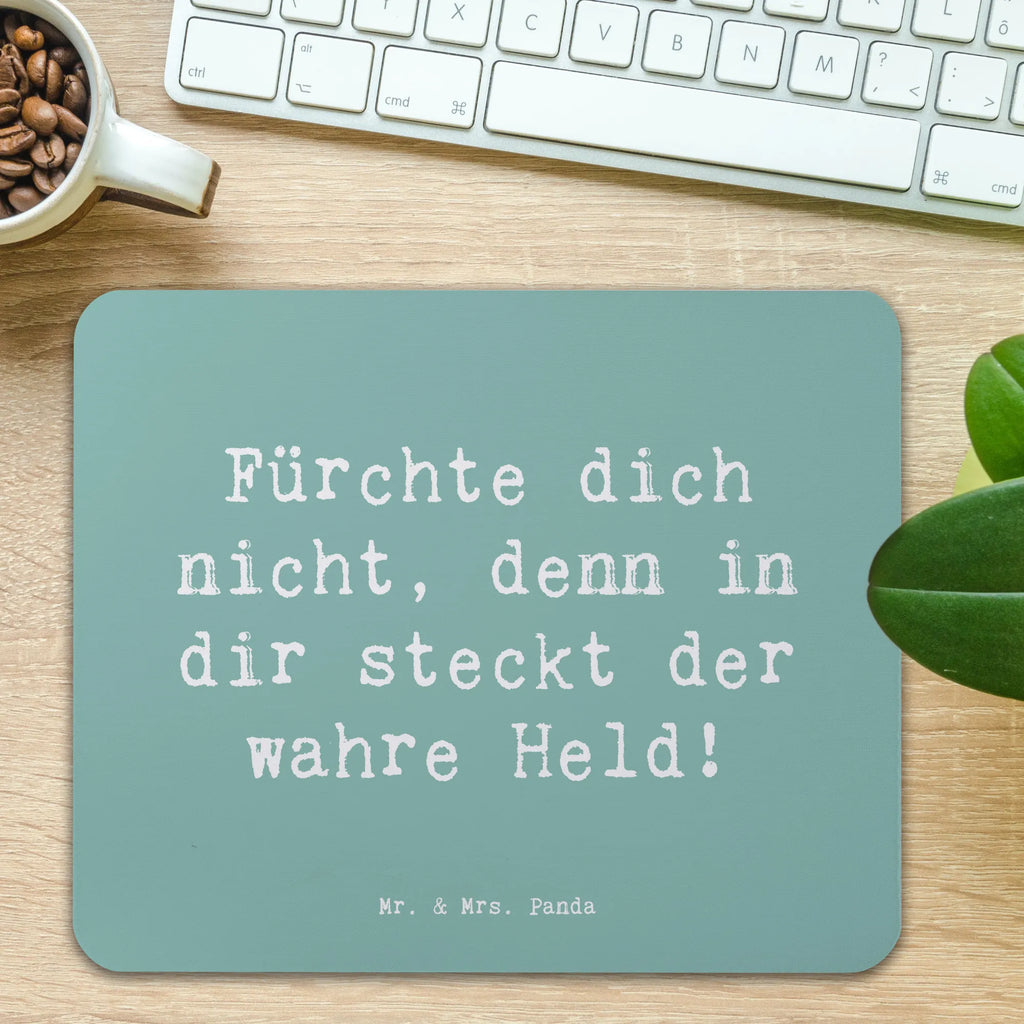 Mauspad Spruch Ängste vor Monstern besiegen Mousepad, Computer zubehör, Büroausstattung, PC Zubehör, Arbeitszimmer, Mauspad, Einzigartiges Mauspad, Designer Mauspad, Mausunterlage, Mauspad Büro