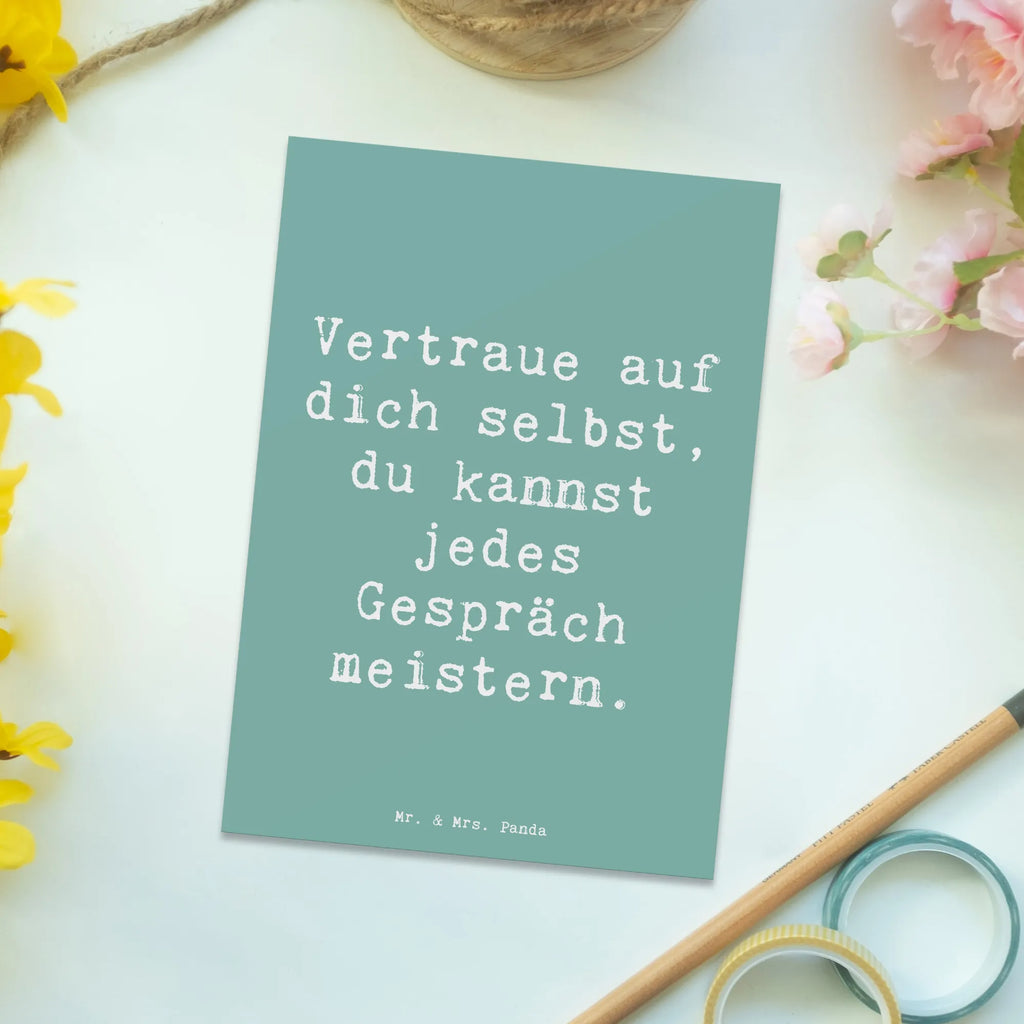 Postkarte Spruch Ein schwieriges Gespräch führen Postkarte, Karte, Geschenkkarte, Grußkarte, Einladung, Ansichtskarte, Geburtstagskarte, Einladungskarte, Dankeskarte, Ansichtskarten, Einladung Geburtstag, Einladungskarten Geburtstag