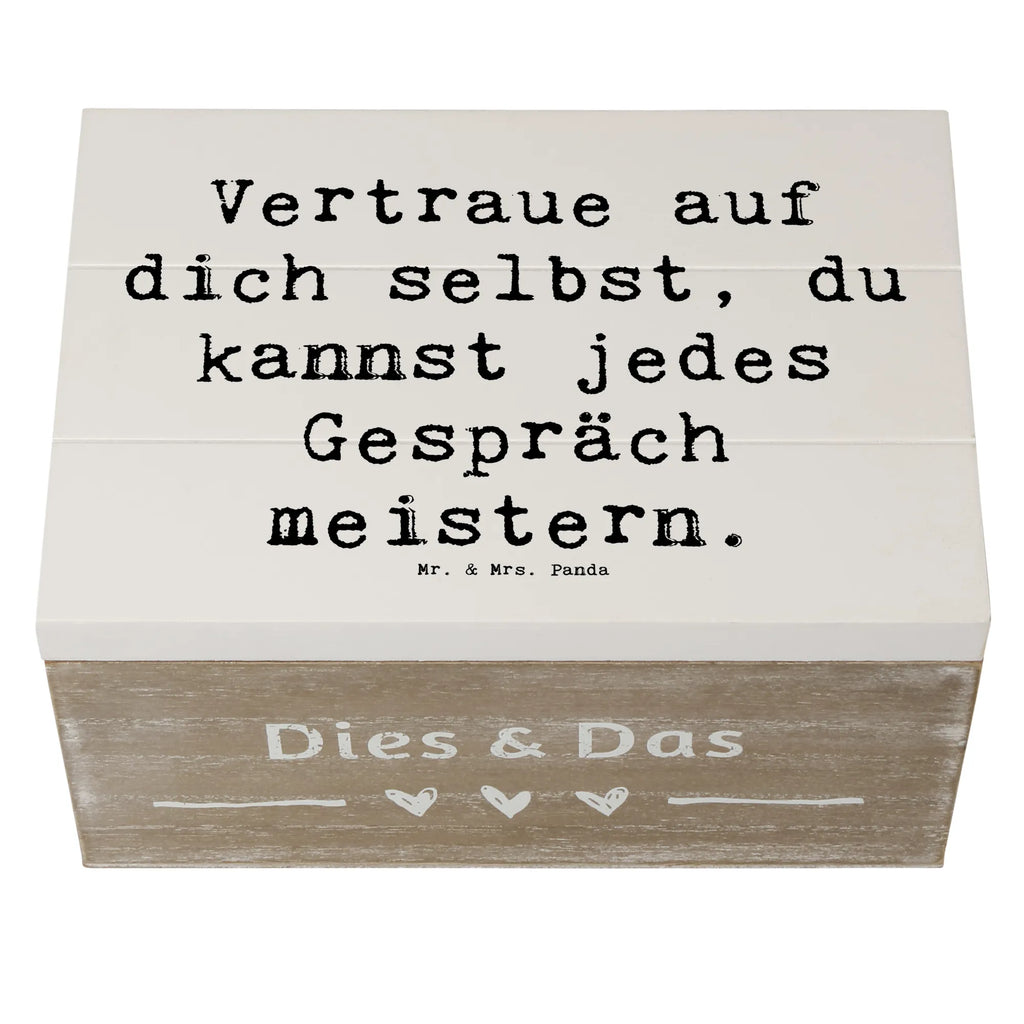 Holzkiste Spruch Ein schwieriges Gespräch führen Holzkiste, Kiste, Schatzkiste, Truhe, Schatulle, XXL, Erinnerungsbox, Erinnerungskiste, Dekokiste, Aufbewahrungsbox, Geschenkbox, Geschenkdose