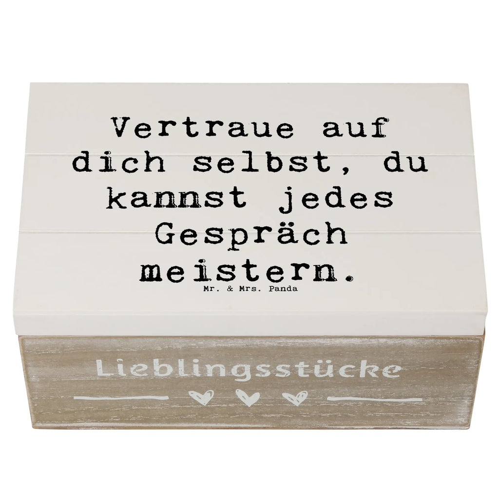 Holzkiste Spruch Ein schwieriges Gespräch führen Holzkiste, Kiste, Schatzkiste, Truhe, Schatulle, XXL, Erinnerungsbox, Erinnerungskiste, Dekokiste, Aufbewahrungsbox, Geschenkbox, Geschenkdose