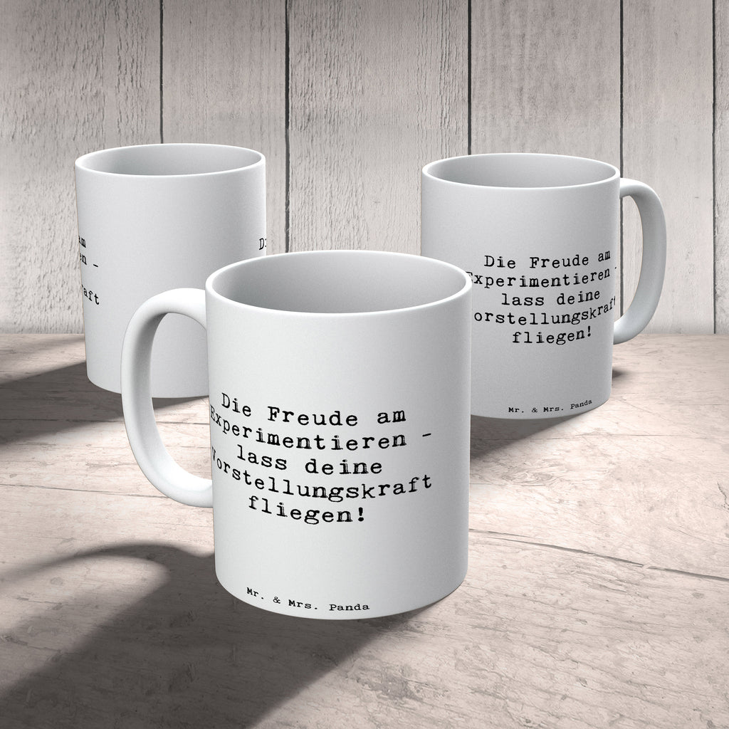 Tasse Spruch Die Freude am Experimentieren Tasse, Kaffeetasse, Teetasse, Becher, Kaffeebecher, Teebecher, Keramiktasse, Porzellantasse, Büro Tasse, Geschenk Tasse, Tasse Sprüche, Tasse Motive, Kaffeetassen, Tasse bedrucken, Designer Tasse, Cappuccino Tassen, Schöne Teetassen