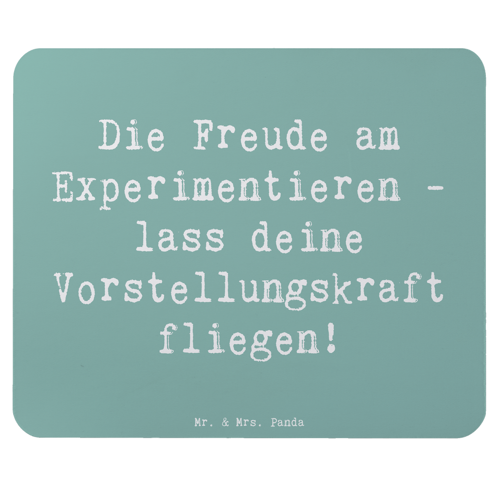 Mauspad Spruch Die Freude am Experimentieren Mousepad, Computer zubehör, Büroausstattung, PC Zubehör, Arbeitszimmer, Mauspad, Einzigartiges Mauspad, Designer Mauspad, Mausunterlage, Mauspad Büro