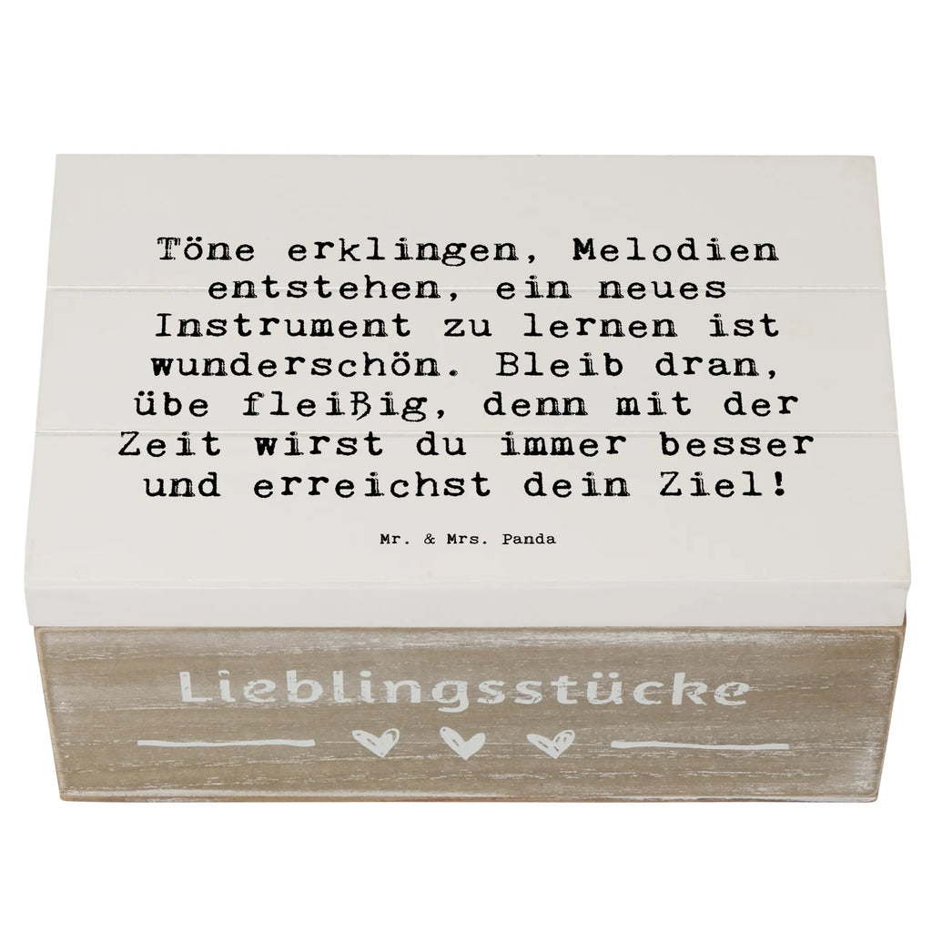 Holzkiste Spruch Ein neues Musikinstrument lernen Holzkiste, Kiste, Schatzkiste, Truhe, Schatulle, XXL, Erinnerungsbox, Erinnerungskiste, Dekokiste, Aufbewahrungsbox, Geschenkbox, Geschenkdose