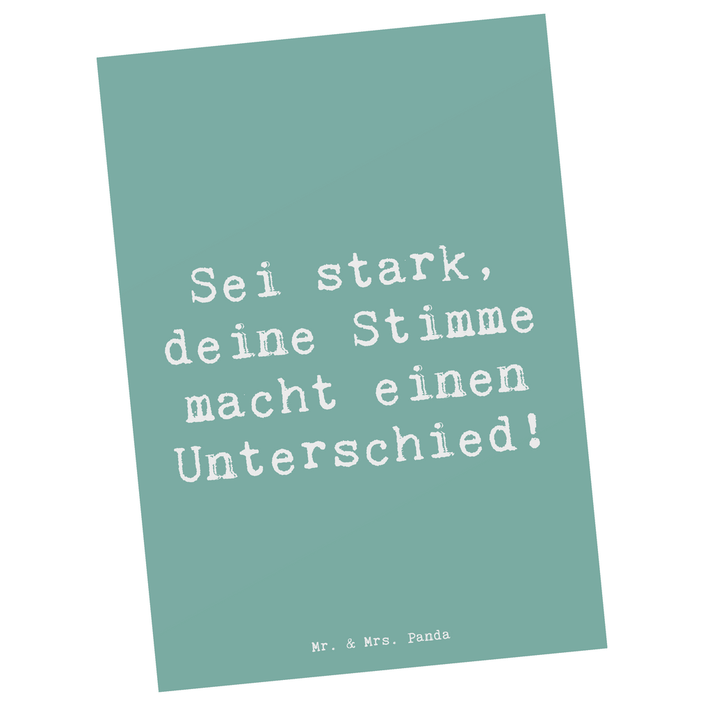 Postkarte Spruch Deine Stimme zählt Postkarte, Karte, Geschenkkarte, Grußkarte, Einladung, Ansichtskarte, Geburtstagskarte, Einladungskarte, Dankeskarte, Ansichtskarten, Einladung Geburtstag, Einladungskarten Geburtstag