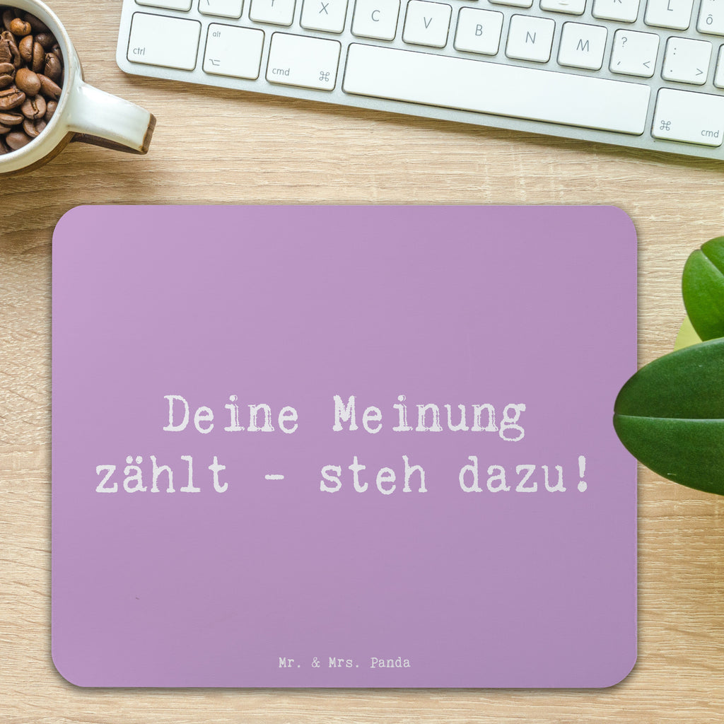 Mauspad Spruch Mutig zu Meinungen Mousepad, Computer zubehör, Büroausstattung, PC Zubehör, Arbeitszimmer, Mauspad, Einzigartiges Mauspad, Designer Mauspad, Mausunterlage, Mauspad Büro