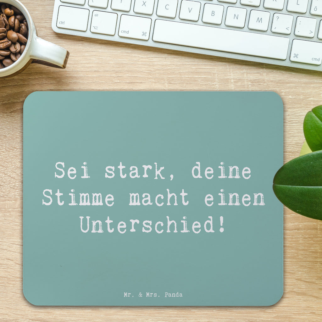 Mauspad Spruch Deine Stimme zählt Mousepad, Computer zubehör, Büroausstattung, PC Zubehör, Arbeitszimmer, Mauspad, Einzigartiges Mauspad, Designer Mauspad, Mausunterlage, Mauspad Büro