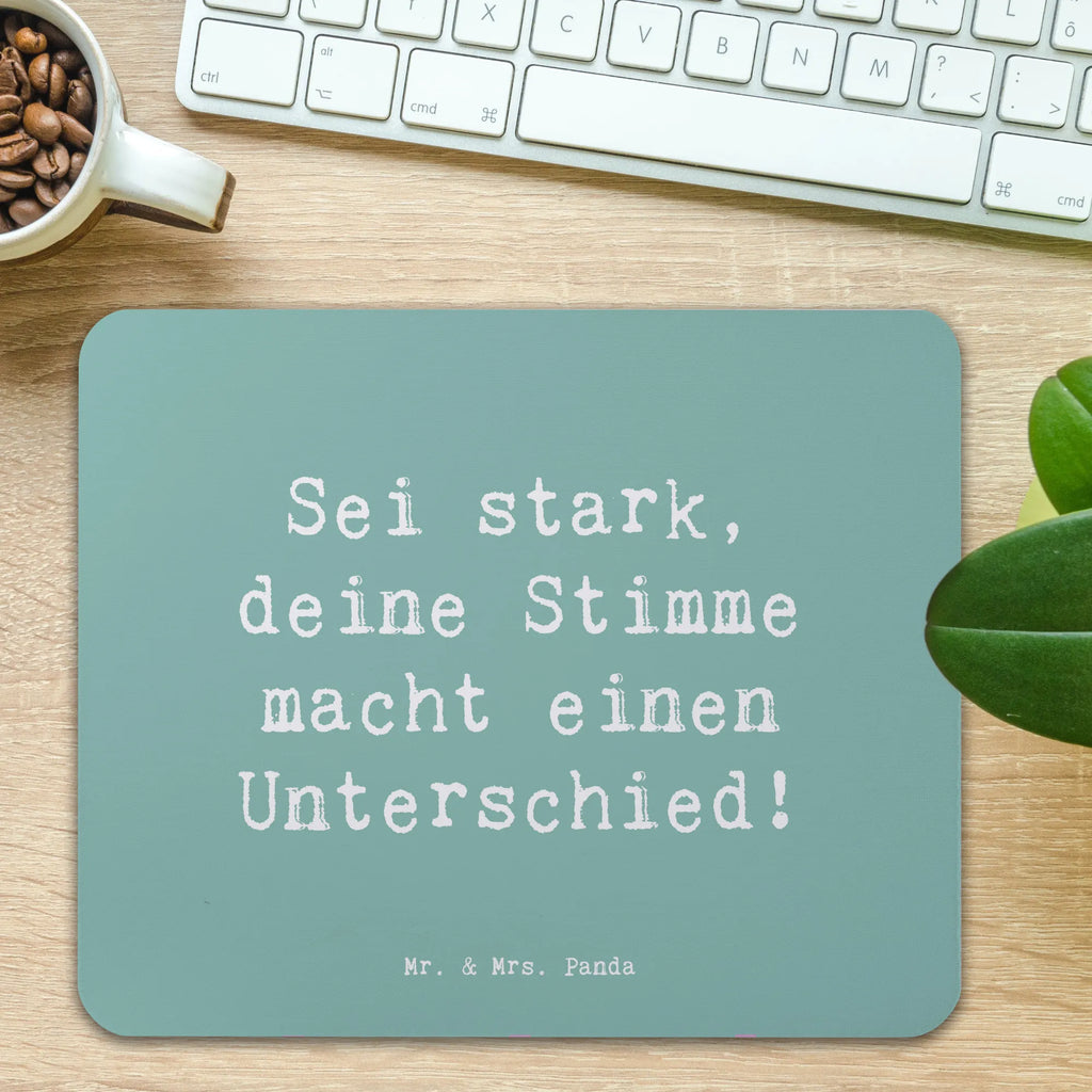 Mauspad Spruch Deine Stimme zählt Mousepad, Computer zubehör, Büroausstattung, PC Zubehör, Arbeitszimmer, Mauspad, Einzigartiges Mauspad, Designer Mauspad, Mausunterlage, Mauspad Büro