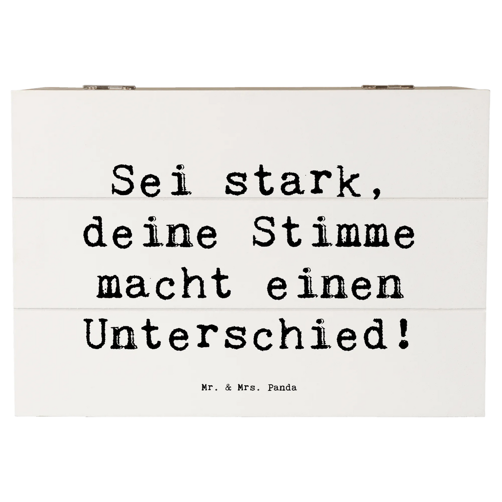 Holzkiste Spruch Deine Stimme zählt Holzkiste, Kiste, Schatzkiste, Truhe, Schatulle, XXL, Erinnerungsbox, Erinnerungskiste, Dekokiste, Aufbewahrungsbox, Geschenkbox, Geschenkdose