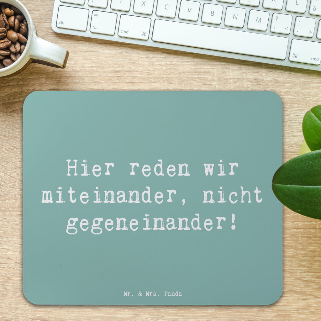 Mauspad Spruch Konflikte friedlich lösen Mousepad, Computer zubehör, Büroausstattung, PC Zubehör, Arbeitszimmer, Mauspad, Einzigartiges Mauspad, Designer Mauspad, Mausunterlage, Mauspad Büro