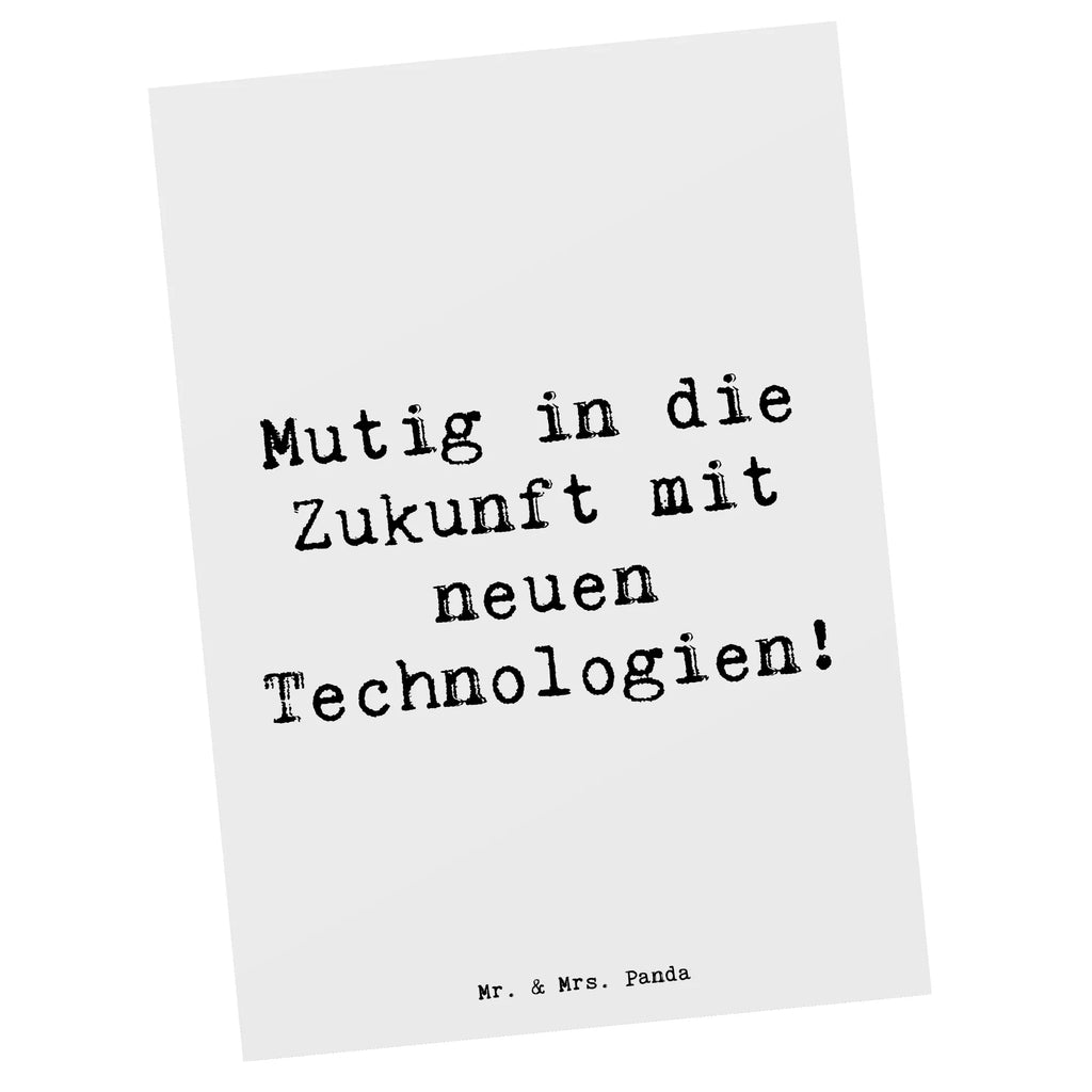 Postkarte Spruch Neuen Technologien begegnen Postkarte, Karte, Geschenkkarte, Grußkarte, Einladung, Ansichtskarte, Geburtstagskarte, Einladungskarte, Dankeskarte, Ansichtskarten, Einladung Geburtstag, Einladungskarten Geburtstag