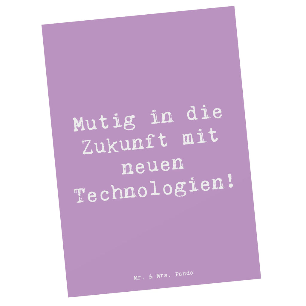 Postkarte Spruch Neuen Technologien begegnen Postkarte, Karte, Geschenkkarte, Grußkarte, Einladung, Ansichtskarte, Geburtstagskarte, Einladungskarte, Dankeskarte, Ansichtskarten, Einladung Geburtstag, Einladungskarten Geburtstag