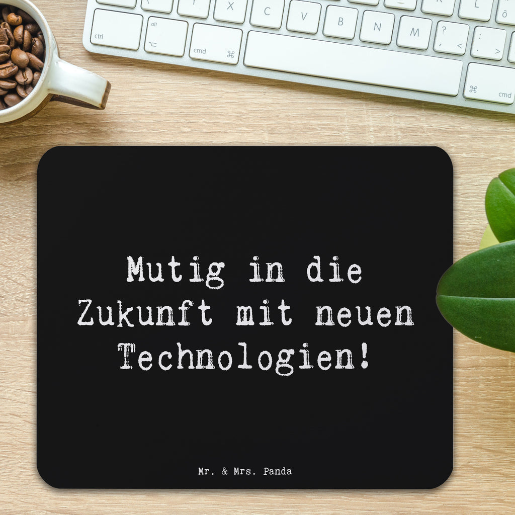 Mauspad Spruch Neuen Technologien begegnen Mousepad, Computer zubehör, Büroausstattung, PC Zubehör, Arbeitszimmer, Mauspad, Einzigartiges Mauspad, Designer Mauspad, Mausunterlage, Mauspad Büro