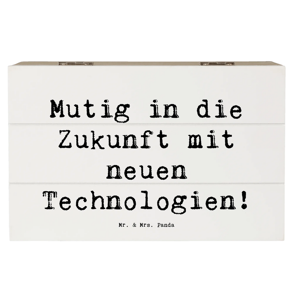 Holzkiste Spruch Neuen Technologien begegnen Holzkiste, Kiste, Schatzkiste, Truhe, Schatulle, XXL, Erinnerungsbox, Erinnerungskiste, Dekokiste, Aufbewahrungsbox, Geschenkbox, Geschenkdose